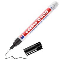 Viltstift edding 8408 schoenen rond 0.75mm zwart - thumbnail