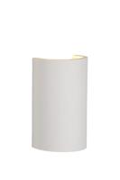 Lucide GIPSY - Wandlamp - 1xG9 - Wit - thumbnail