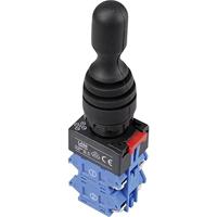 TRU COMPONENTS LAS0-K-40C41 Joystick 250 V/AC Rechte hendel Schroeven IP67 1 stuk(s) - thumbnail
