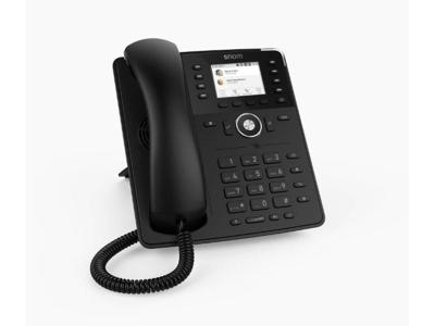 Snom D735 IP-telefoon, SIP vaste telefoon, high definition grafische 2, 7 inch TFT-scherm, 32 self-labeling functietoetsen, zwart