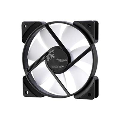Fractal Design Prisma AL-12 PWM PC-ventilator Zwart, Wit (b x h x d) 120 x 120 x 25 mm