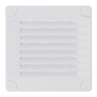 Ventilatierooster EDM 87700 Wit 10 x 10 cm - thumbnail