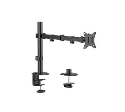 Enkelvoudige monitorarm voor bureau-montage, 17”-32” Enkelvoudige monitorarm voor bureau-montage, 17”-32”