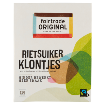 Fairtrade Original Rietsuikerklontjes 126 Stuks 500 g bij Jumbo