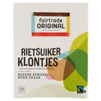 Fairtrade Original Rietsuikerklontjes 126 Stuks 500 g bij Jumbo - thumbnail