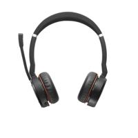 Jabra Evolve 75 Second Edition - UC On Ear headset Radiografisch, Bluetooth, Kabel Stereo Zwart Ruisonderdrukking (microfoon), Noise Cancelling Headset, Incl. - thumbnail