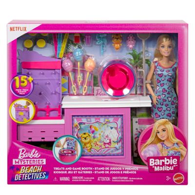 Barbie Mysteries stranddetectives pop met speelset en accessoires
