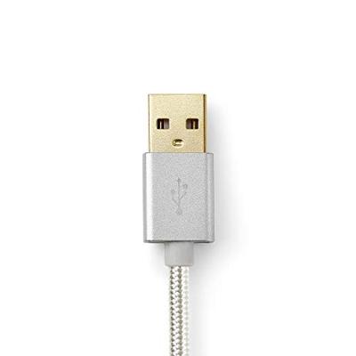 Nedis Premium 8-pins Lightning naar USB-A kabel - USB2.0 - tot 3A / aluminium - 3 meter
