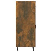 Dressoir 69,5x34x90 cm bewerkt hout gerookt eikenkleurig - thumbnail