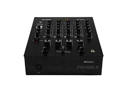 Omnitronic PM-422P 4-kanaals dj-mixer met Bluetooth en MP3 speler - thumbnail