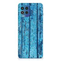 Motorola Moto G100 | Bumper Hoesje | Wood Blue - thumbnail