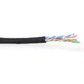 Patchkabel CAT6 UTP soepel rol 100M zwart Patchkabel CAT6 UTP soepel rol 100M zwart