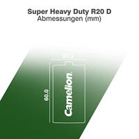 Camelion 1.5v d r20p mono um1 batterijen per 2 - thumbnail