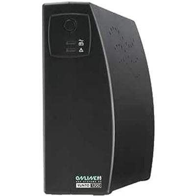 ONLINE USV-Systeme YUNTO 1200 Line-Interactive 1200VA 5AC-uitgang(en) Compact Zwart UPS ONLINE USV-Systeme YUNTO 1200 Line-Interactive 1200VA 5AC-uitgang(en) Compact Zwart UPS