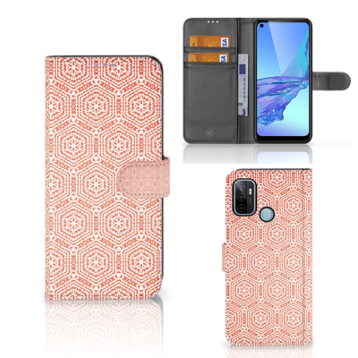 OPPO A53 | OPPO A53s | Telefoon Hoesje | Pattern Orange OPPO A53 | OPPO A53s | Telefoon Hoesje | Pattern Orange