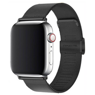Milanese Loop bandje - Zwart - Geschikt voor Apple Watch 38mm / 40mm / 41mm / 42mm - thumbnail