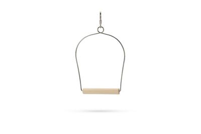 Chromen schommel voor kanaries en parkieten