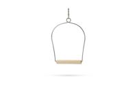 Chromen schommel voor kanaries en parkieten - thumbnail