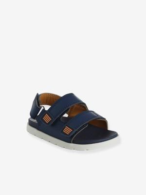 Zachte babysandalen marineblauw