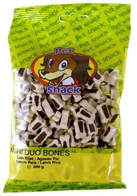 PETSNACK BOTJES DUO LAM/RIJST 200 GR PETSNACK BOTJES DUO LAM/RIJST 200 GR