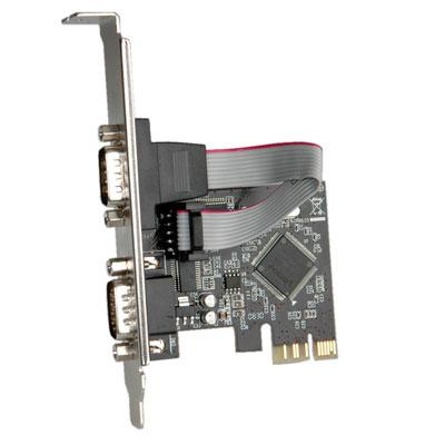 VALUE PCI-Express Kaart, Serieel RS232, D-Sub 9, 2 Poorts VALUE PCI-Express Kaart, Serieel RS232, D-Sub 9, 2 Poorts