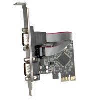 VALUE PCI-Express Kaart, Serieel RS232, D-Sub 9, 2 Poorts - thumbnail