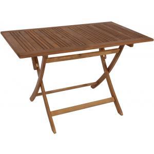 Maracana klapbare houten tuintafel 120 x 70 cm Maracana klapbare houten tuintafel 120 x 70 cm