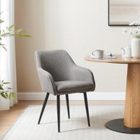 Artistiq Eetkamerstoel 'Randel' kleur grijs - thumbnail