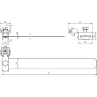 DEHN BRS 27.168 AQ4 25 V2A Aardingsband-buisklem 1 stuk(s) - thumbnail