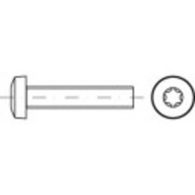 TOOLCRAFT TO-5440884 Lenskopschroeven M4 20 mm Binnen-T Staal Galvanisch verzinkt 200 stuk(s)