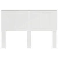 Hoofdbord met hoofdeinde Glanzend Wit 140 cm Bewerkt hout - thumbnail