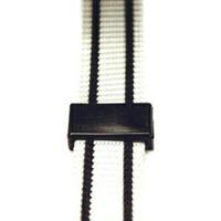 Opschuifblokje kunststof zwart - thumbnail