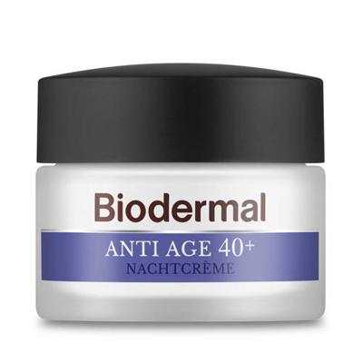 Biodermal Anti Age Nachtcrème 40+ met niacinamide & peptide