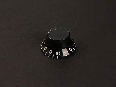 Boston KB-160 gitaarknop belmodel in transparant zwart Boston KB-160 gitaarknop belmodel in transparant zwart