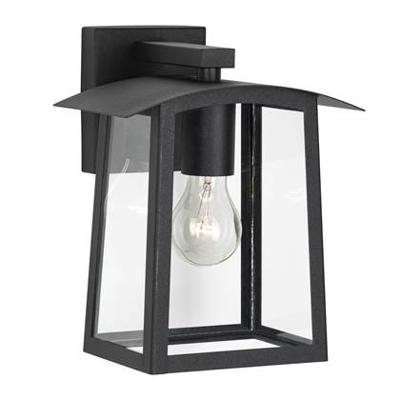 Motto Muurlamp Zwart - thumbnail