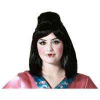 Pruik Zwart Chinees - thumbnail