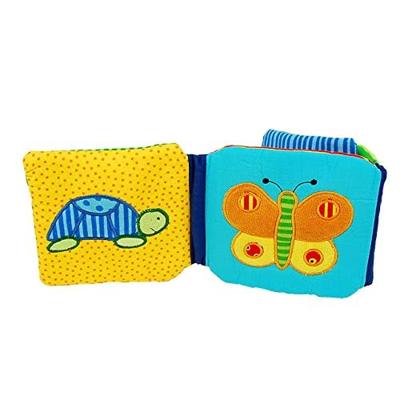 Goki stoffen boekje met rammelaar, knisperfolie en pieper