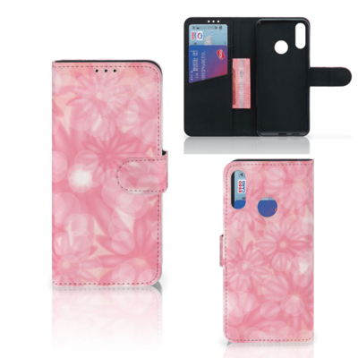 Motorola Moto E6 Plus Hoesje Spring Flowers Motorola Moto E6 Plus Hoesje Spring Flowers