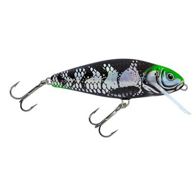Salmo Perch Floating 8cm Holographic Dark Green Head