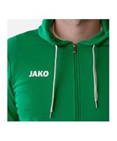 JAKO 6865 Jas Met Kap Base - Sportgroen - M - thumbnail