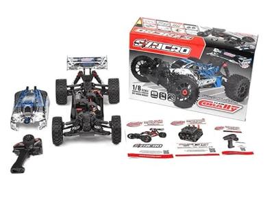 Team Corally Syncro Brushless 2WD RTR - Blauw (voor 3S/4S lipo's)