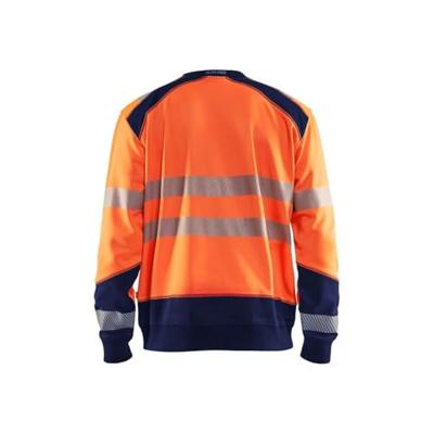 Blåkläder Sweatshirt High-Vis 35412528 | High-Vis Oranje/Marineblauw | Maat M - 7330509621103 Blåkläder Sweatshirt High-Vis 35412528 | High-Vis Oranje/Marineblauw | Maat M - 7330509621103