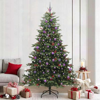 VidaXL Kunstkerstboom groen 240 cm pvc en metaal en plastic