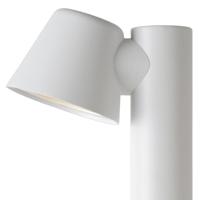 Lucide DINGO-LED - Sokkellamp - LED Dimb. - GU10 - 1x5W 3000K - IP44 - Wit - thumbnail