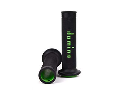 Domino rubber handvat "a010 rubber grip a010 sw/gn 120mm open