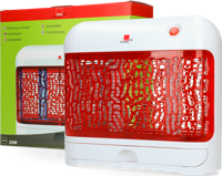Swissinno Premium 24W 1 246 001 Vliegenlamp UV-lamp, Stroomgaas 24 W (b x h x d) 300 x 265 x 100 mm Wit, Rood 1 stuk(s) - thumbnail