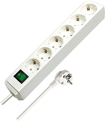 Brennenstuhl 1159520015 Eco-line 6-voudige Stekkerdoos (verdeeldoos Met Schakelaar En 1,50 M Kabel)