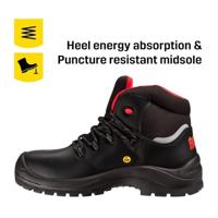 Safety Jogger ACDC X430 Veiligheidsschoen | Zwart/Rood | Maat 47 - ACDC93470 - thumbnail