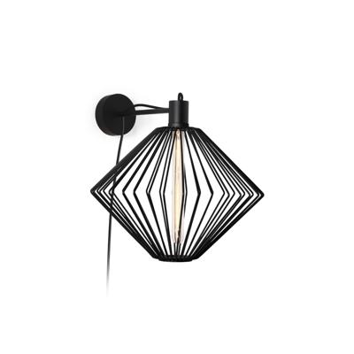 Wever & Ducre - Wiro Diamond 1.1 Wandlamp Zwart Wever & Ducre - Wiro Diamond 1.1 Wandlamp Zwart