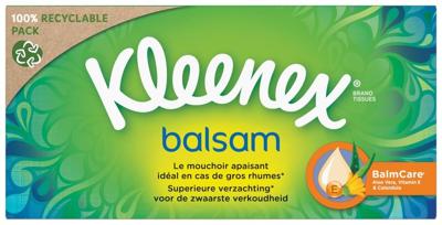 Kleenex Balsam tissue box 64 Stuks Kleenex Balsam tissue box 64 Stuks